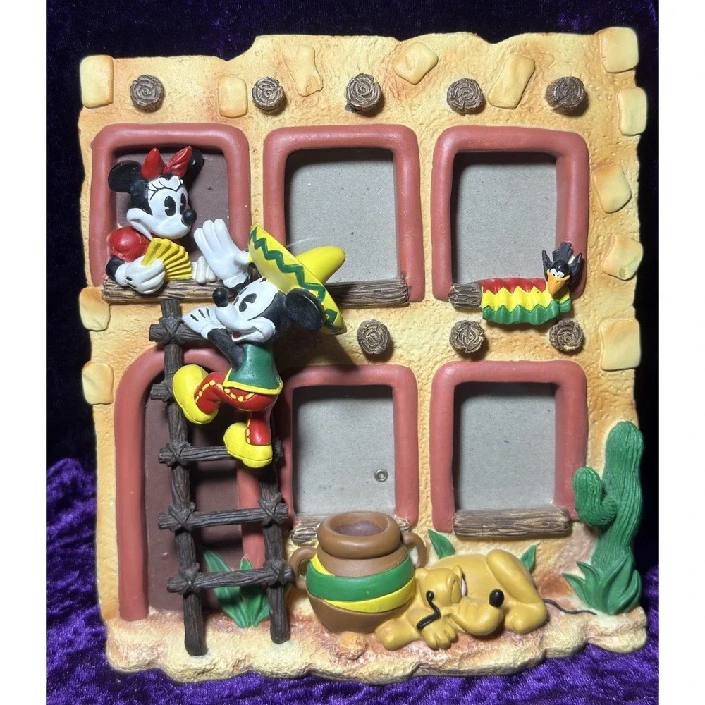 Mickey Mouse 3D Frame Minnie Mouse Mexican Hacienda Pluto Disney Store